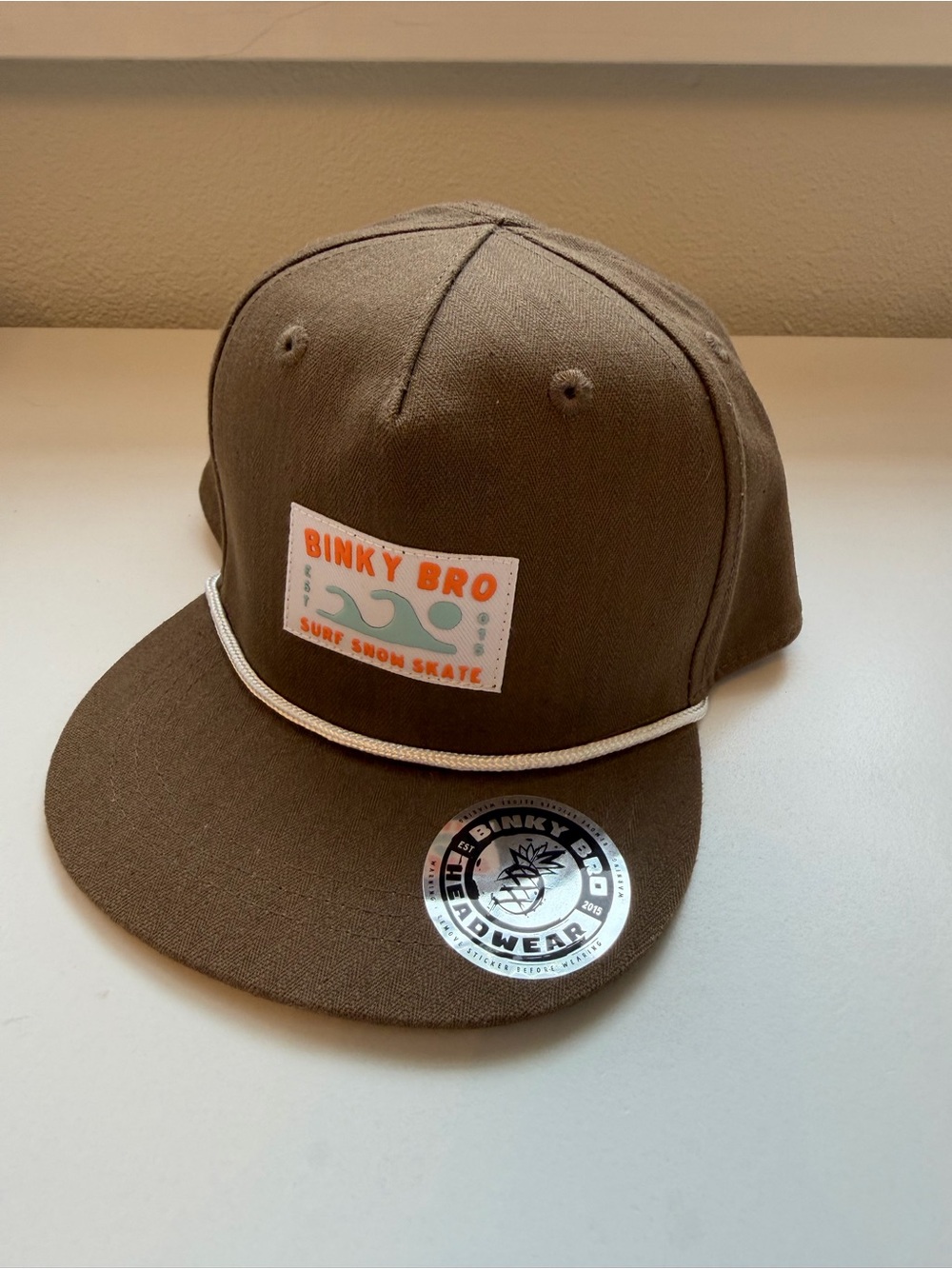 Binky Bro infant brown hat